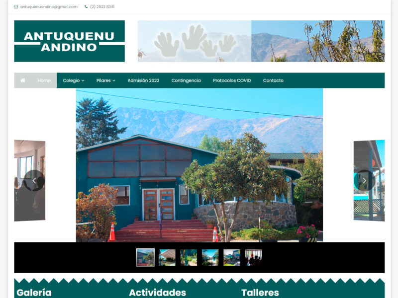Antuquenu Andino Website