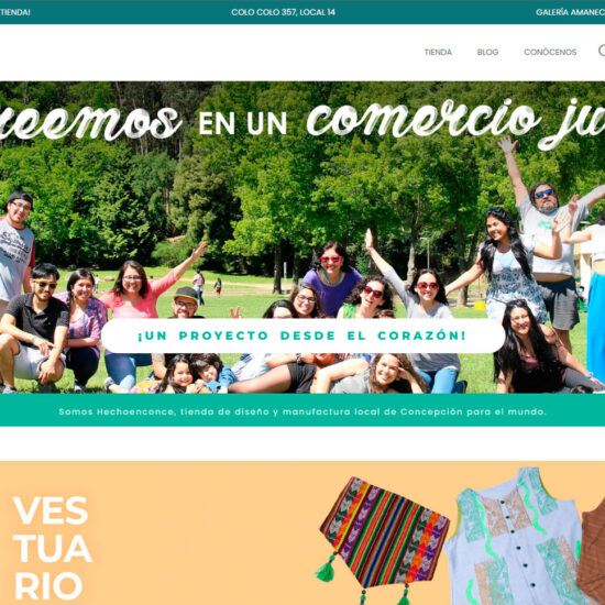 Hecho en Conce Website